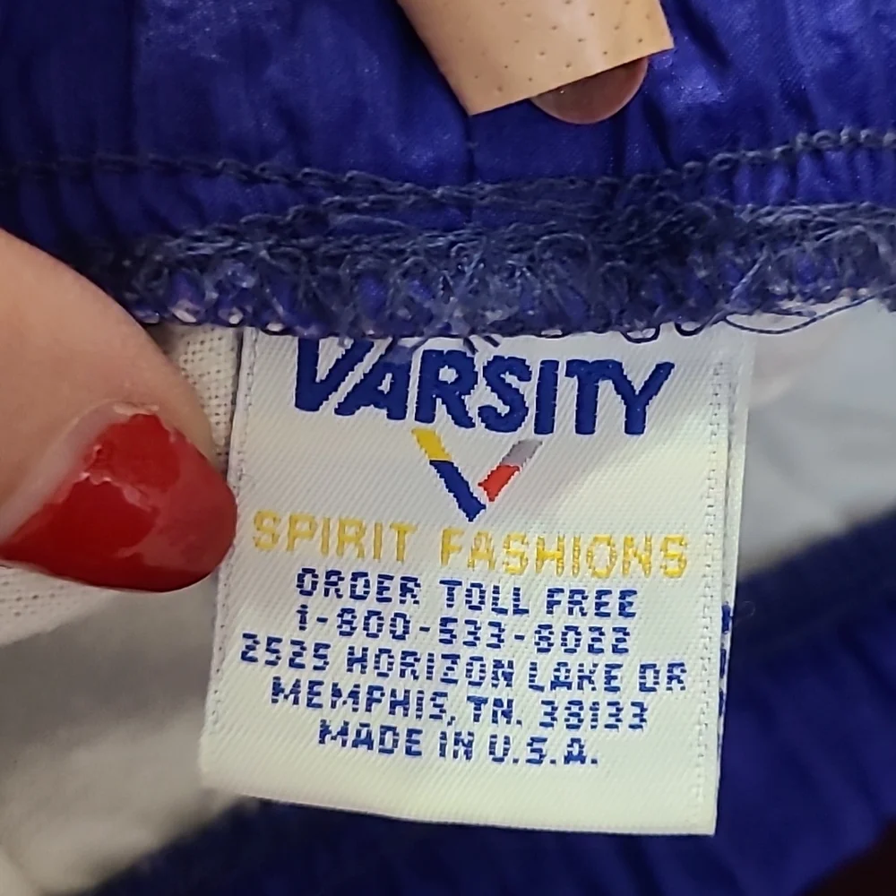 Pants Size Medium Royal Blue Nylon Lightweight Lined Sporty Casual Streetwear - Picture 6 of 7